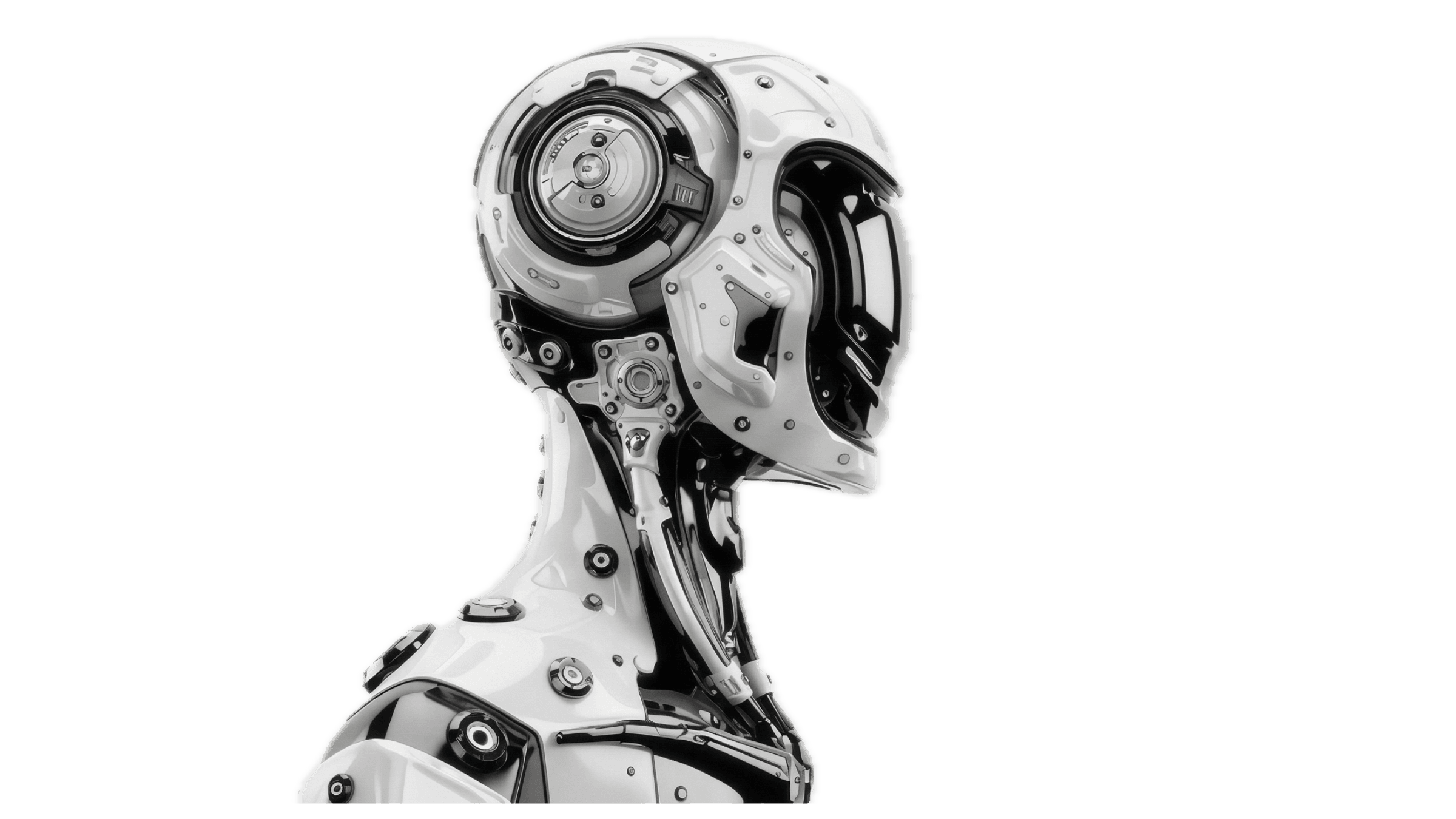 Robot Head Transparent